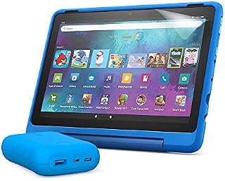 Fire HD 10 Kids Pro tablet |for ages 6-12 | 10.1", 1080p Full HD, 32 GB | Sky Blue Kid-Friendly Case