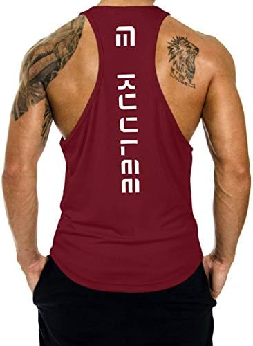 Hommes Musculation Débardeur Bodybuilding Stringer Gilet sans Man...