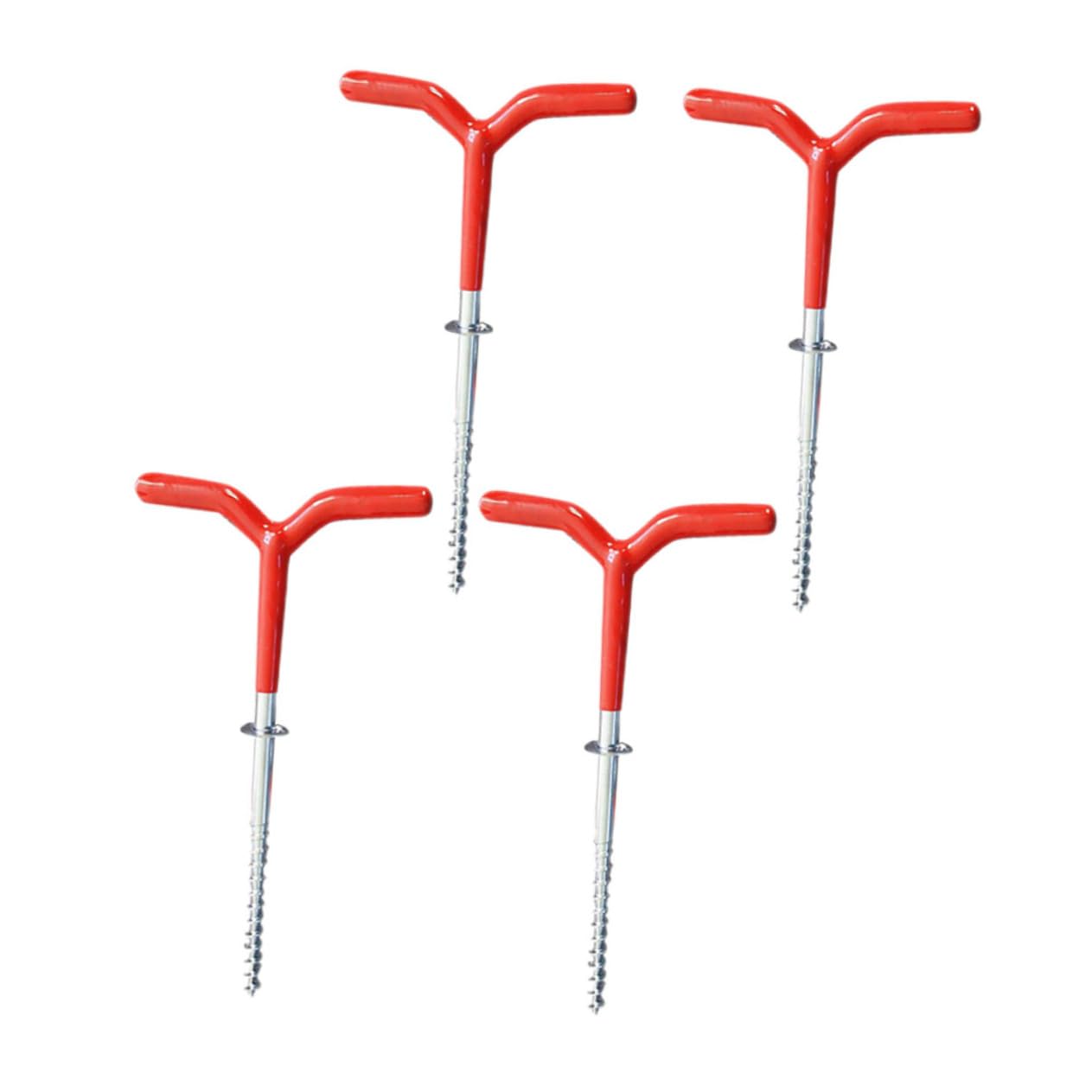 Estacas para camping clavos fijadores tienda suelo duro accesorio acampar hielo 4 u