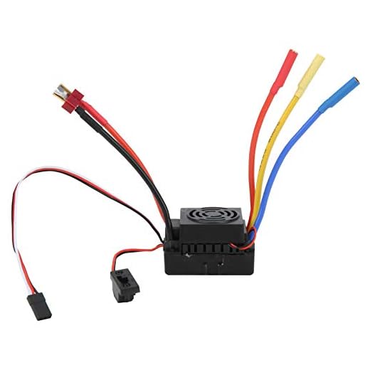 VGEBY 60A Waterproof Brushless ESC Electric Speed Controller for SCX10 1/10 RC Car Model ESC Brushless(SCX10)
