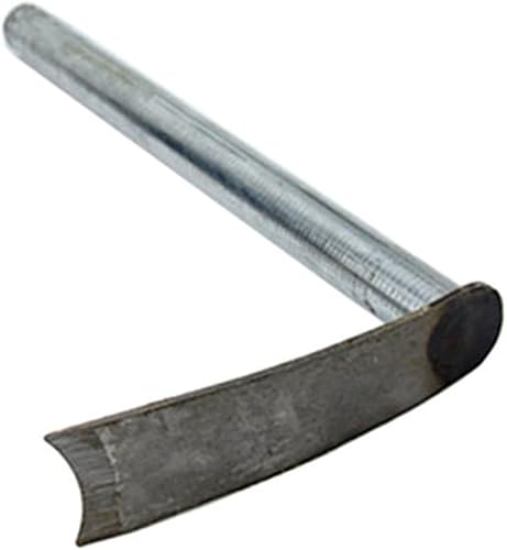 ibasenice 2 piezas pequeñas azadas de acero para jardín, herramientas de mano duraderas para deshierbar y plantar, diseño ergonómico para trabajos