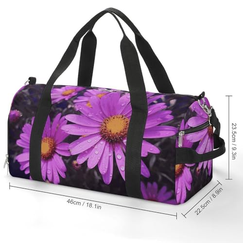 Sac de sport rouge avec compartiment chaussures cerises - 2