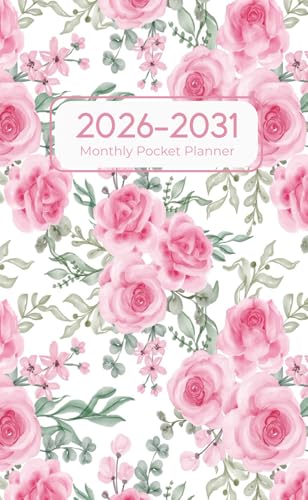 2026-2031 pocket calendar: 6 Year Monthly Pocket Planner ( January 2026 to December 2031 ) image 2