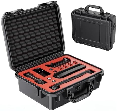 Travel Carry Case Compatible with Nintendo Switch 2-Extra large capacity/IP67 Portable Waterproof /Soft Lining Ultra-hard protection Case for Switch 2 Console Accessories &Pro Controller（Black）