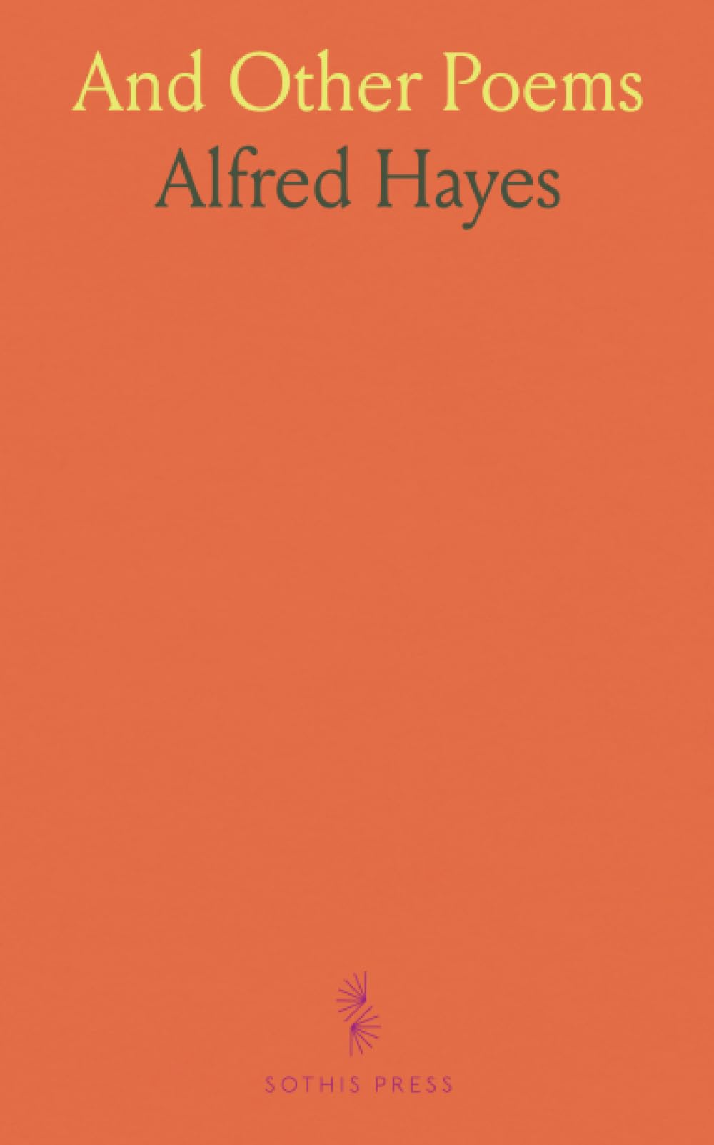 And Other Poems