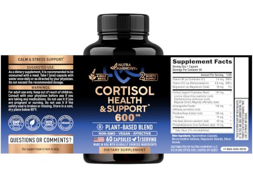 Nutraharmony Cortisol Supplement