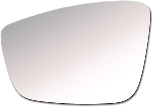 ReYee Espejo lateral izquierdo del conductor para Volkswagen Beetle 2012-2019, Jetta 2011-2018, 2012-2015, 2017 Passat Mirror Glass sin placa