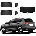 SunClip Sicht- & Sonnenschutz kompatibel mit Seat Tarraco (KN) 2019-2024, Schwarz SunClip Sicht- & Sonnenschutz kompatibel mit Seat Tarraco (KN) 2019-2024, Schwarz