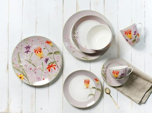Ritzenhoff & Breker Geschirr-Serie Flora Grau Größe 6er Set Kaffeebecher Flora Grau