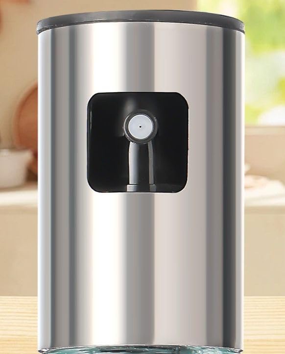 Image of VIVITO 100ml Stainless Steel Oil Sprayer for Cooking | Refillable Olive Oil Mister & Vinegar Dispenser | Leak-Proof Fine Mist Spray Bottle for Air Fryer, BBQ, Salad | Healthy Control (Pack of 1)