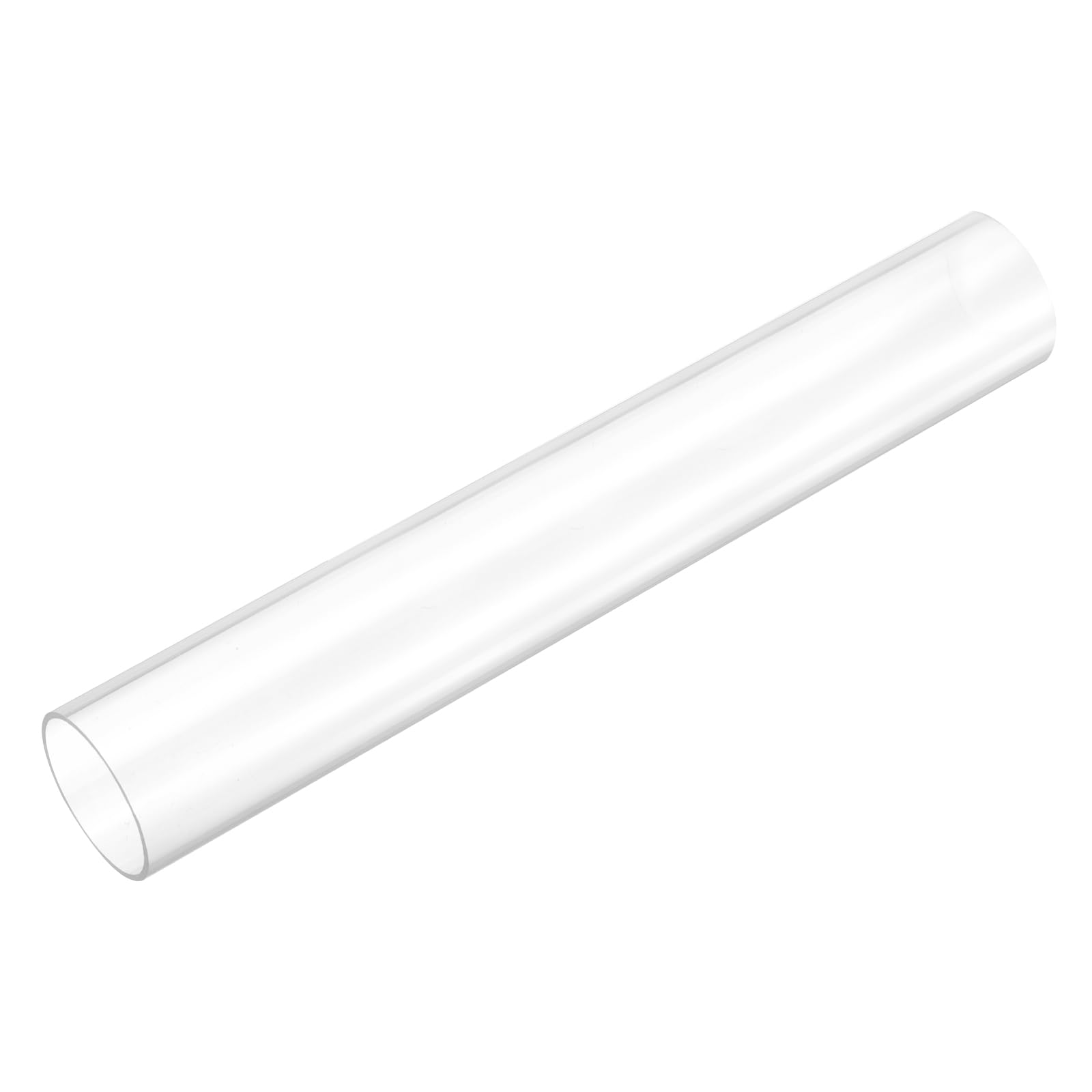 uxcell Rigid Round Clear Tubing 22mm(7/8") ID x 24mm(15/16") OD x 0.5Ft(150mm) Length Plastic Tube
