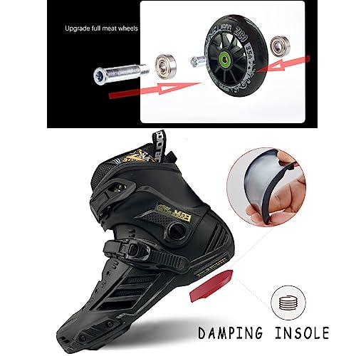 Chaussures De Patinage De Vitesse Haute Performance Noir 110MM - 6