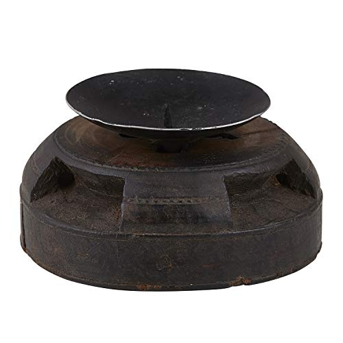47Th & Main Antique Candle Holder, 4 X 3-Inches, Half Bajani #TOP16