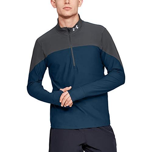 Under Armour Qualifier 1/2 Zip, Teal Vibe (417)/Reflective, XX-Large