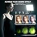 1-Pack LED Video Light Kit, NiceVeedi Photography Lighting Kit, 2800-6500K Dimmable Studio Light with Tripod Stand & Phone Holder, 73