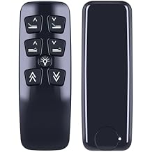 New Adjustable Bed Replacement Remote Control Compatible with Leggett and Platt 100 Series II or New Gen T-120 Adjustable Bed Base New Black Version