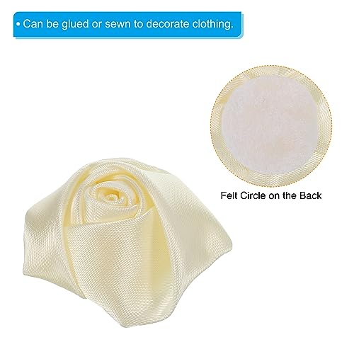 PATIKIL 1.6" Satin Ribbon Roses - Image 4