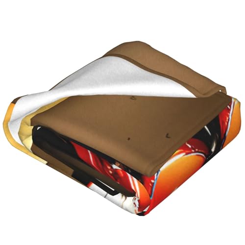Couverture polaire douce lit et canapé jeté de lit imprimé standard