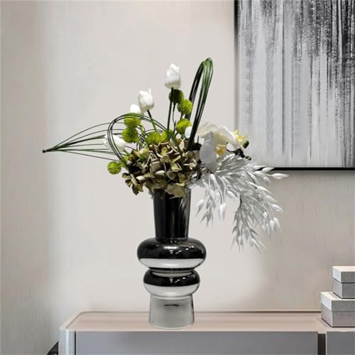 Simulation de fleurs en céramique artisanale pour centre de table