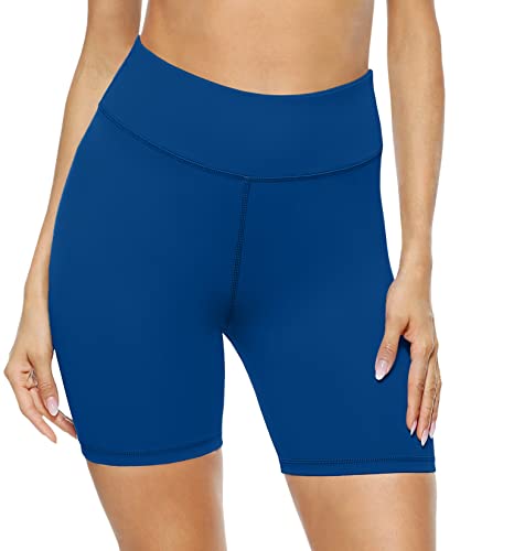 ALWAYS Short De Cyclisme Athlétique Pour Femme – Pantalon De Compression Taille Haute, Jsbk3-128 / Space Dye Gris, Taille M