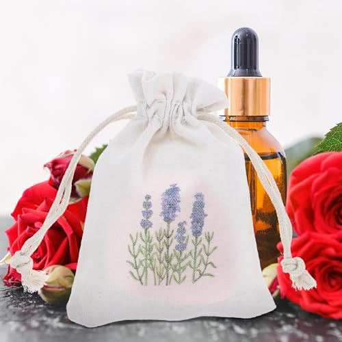 10 bolsas pequeñas sachet de lavanda reutilizables Amosfun miniatura 3