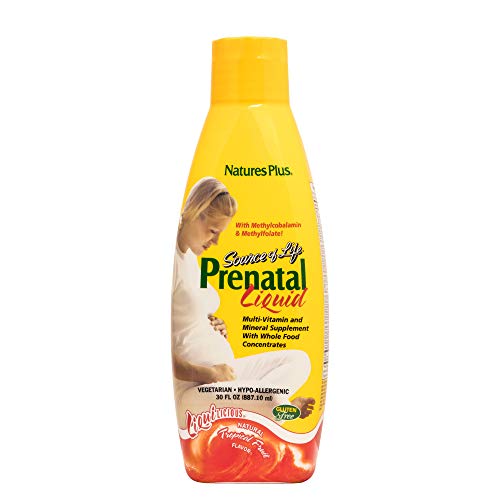 Naturesplus Source Of Life Liquilicious Prenatal Liquid - 30 Fl Oz - Tropical Fruit - Optimal Nutritional Support During Pregnancy, Comprehensive Vitamin - Vegetarian, Gluten-Free - 30 Servings #TOP15