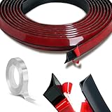 msymsyu 6Mx2CM Winkelleiste Selbstklebend Schwarz Wandabschlussleiste...