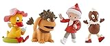 Enthalten in diesem Spielset je 1 Spielfigur zu den Charakteren: Pittiplatsch, Schnatterinchen, Moppi und Sandmann