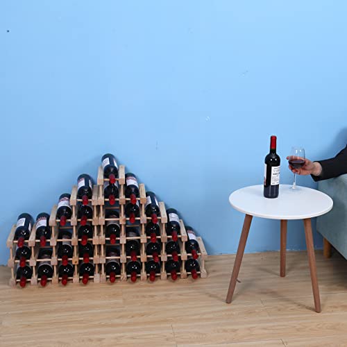 Fdhuijia HUIJI15 Wine Rack Small Countertop Cabinet Stackable Storage Wooden Freestanding Floor Wine Holder  thumb #4