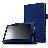 Infiland NeuTab N7 Pro 7'' / NeuTab N7S Pro 7'' case, Folio PU Leather Slim Stand Case Cover for NeuTab N7 Pro 7 / NeuTab N7S Pro 7 inch Quad Core Google Android Tablet , Navy