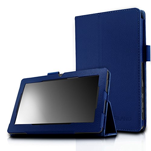 Infiland NeuTab N7 Pro 7'' / NeuTab N7S Pro 7'' case, Folio PU Leather Slim Stand Case Cover for NeuTab N7 Pro 7 / NeuTab N7S Pro 7 inch Quad Core Google Android Tablet, Navy