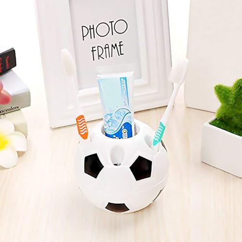 Stiftebecher Fussball, Kreativer runder Fußball-Stifthalter Kinder-Stifthalter Multifunktions Fußball-Briefpapier Bleistift-Organizer Büro-Organizer Schreibtischdekoration