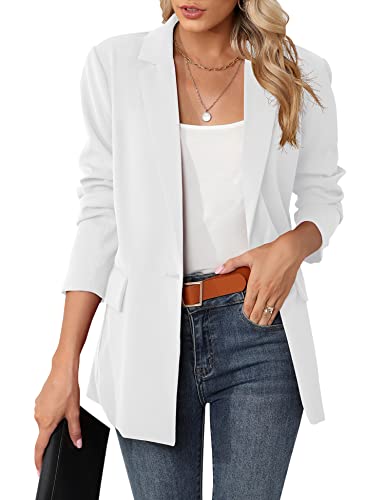 Luyaa Women's Blazers Suit Jackets White Jackets For Women Dressy Wedding White Xl #TOP27