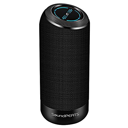 SoundPEATS Bluetooth Speaker Portable 10W Wireless Speakers with 8 Hours Play Time, 360 Degree Surround Sound Stereo Speakers, Built-in Mic, Touch Control