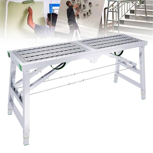 Escabeau polyvalent pour cloisons sèches éliminant la fatigue