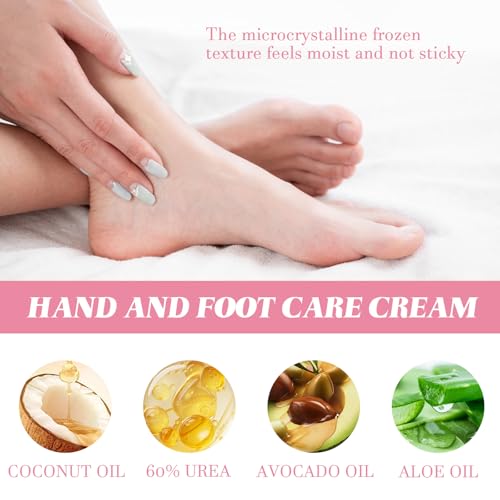 Fusspflege Creme 2 Stück Anti-Cracking Fußcreme Feuchtigkeitsspendend und Risshemmend Foot Cream Stick, Urea Repair Plus Fußcreme Zur Linderung Extrem Trockener und Rissiger Füße – Bild 3