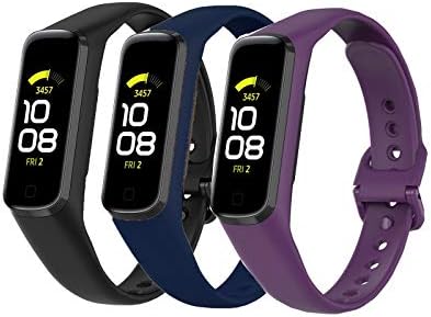 Fit 2 Straps Compatible with Samsung Galaxy Fit 2 SM-R220 for Women Men Classic Colourful Floral Waterproof Sport Watch Band Strap Wristband for Galaxy Fit 2 Smart Watch Replacement Strap Accessory