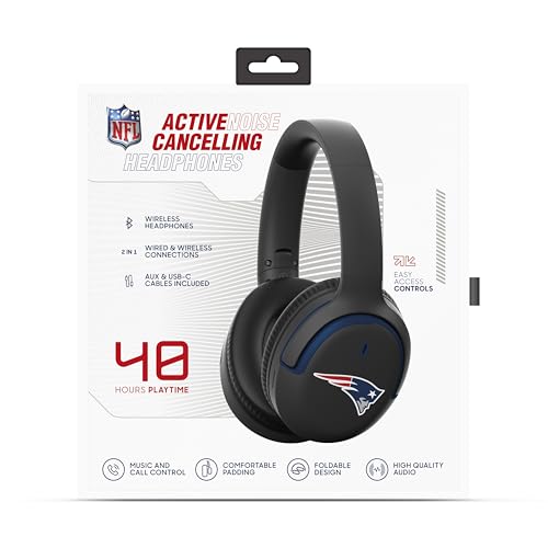 Image of SOAR NFL Active Noise Cancelling Over The Ear Headphones