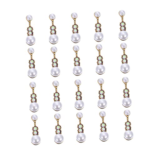 Outanaya Elegant Nail Pearl Charms Set DIY Fingernail Decorative Pearls Charming Manicure Accessory Easy Apply Nail Foil Art
