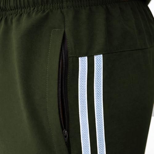 Image of NINQ Men's Sports Shorts with White Side Patti Design | Running Shorts for Men Gym Shorts for Men Workout | Stylish Mens Shorts Casual Wear Sports Shorts.