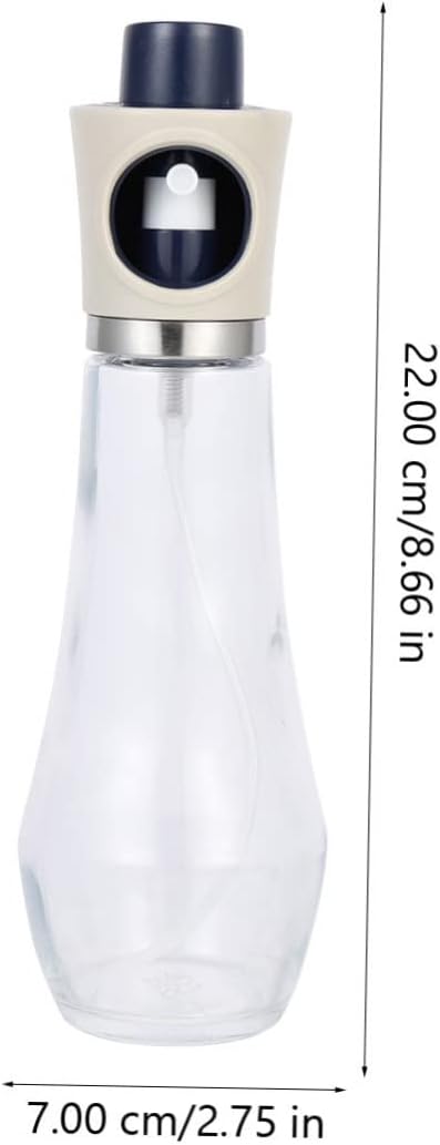 Kitchen Oil Spray Bottle Ergonomic Press Type Oil Dispenser for Cooking Bars and Restaurants Leak Design Visible Capacity for Healthy Cooking Control