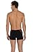 Speedo Men's Endurance+ Polyester Solid Square Leg Swimsuit for Men (Black/Lava Red, 34) by Yogi Sports