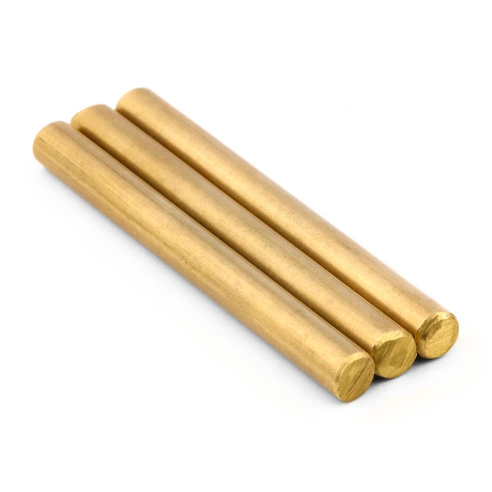 TREEMAISON Vastu Round Brass Stud for Vastu Dosh Remedy & for Correction & Balancing Earth Element |Size- 3Inch Approx |Weight of 1 Brass - 30gm Approx |Pack of 3