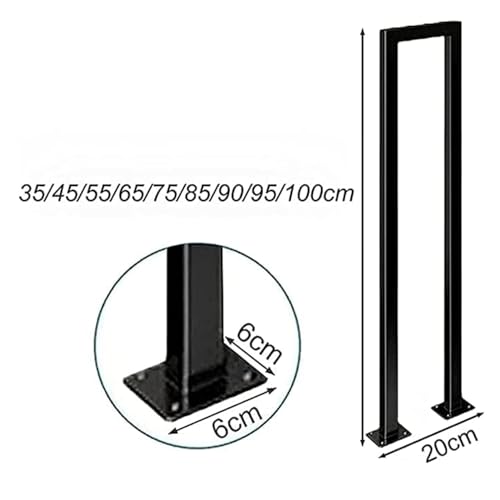 Barre d'appui d'escalier en U contre les chutes en extérieur - 4