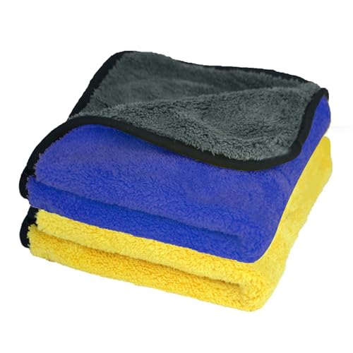 Autofy Multipurpose Microfiber 800 GSM Pack of 2-40cm x 40cm Cleaning Towel Microfibre Cloth Highly...