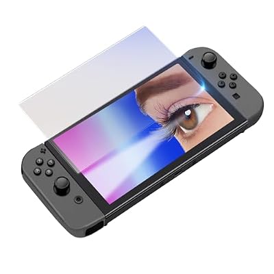 PERFECTSIGHT Anti Glare Matte Blue Light Tempered Glass Screen Protector compatible with Nintendo Switch 2 2025 Eye Protection Low Reflection Relieve Eye Fatigue 1 Pack