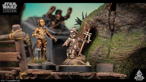 Star Wars Legion Logray & Wicket Commander Expansion miniatura 5