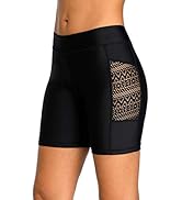 Anwell Damen Badeshorts - UV Schutz, Schnelltrocknend, Mit Kordelzug