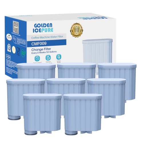 GOLDEN ICEPURE Kaffeemaschinen-Wasserfilter für Philips AquaClean, 8er Pack – Ansicht 1