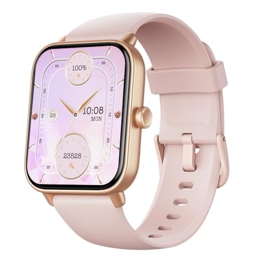 Fitness Tracker Smart Watch for Android Phones and iOS Phones Step Tracker Heart Rate Monitor, IP68 Waterproof Fitness Watch Sleep Monitoring, Calorie Counter, Pedometer Smartwatch for Women